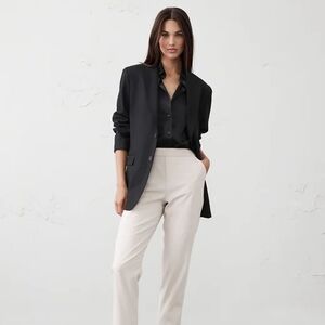 Banana Republic Factory Cream Hayden Pants